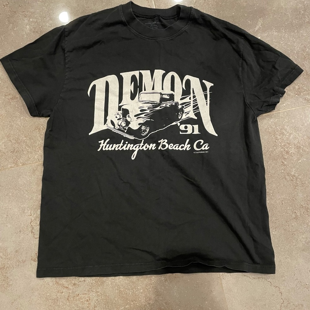 *Brand new* black demon oversized t-shirt